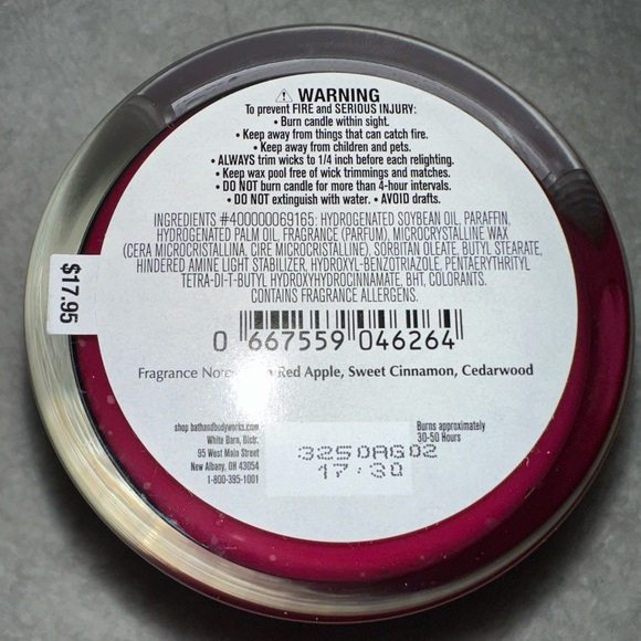 BATH & BODY WORKS 1-WICK CANDLE. ‘TIS THE SEASON SCENT. BRAND NEW. - Picture 3 of 3